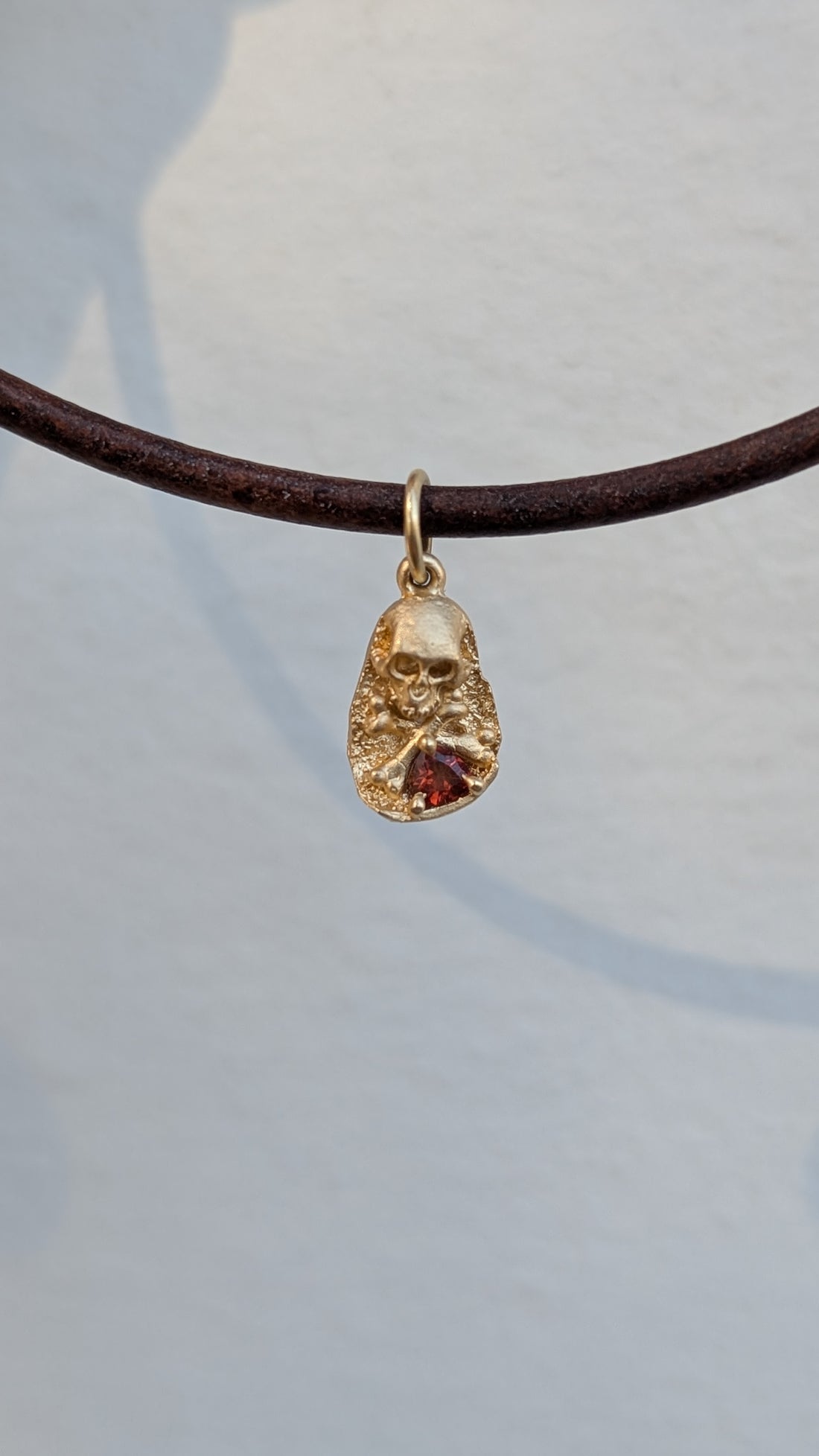 14k Pirate Pendant - Sapphire