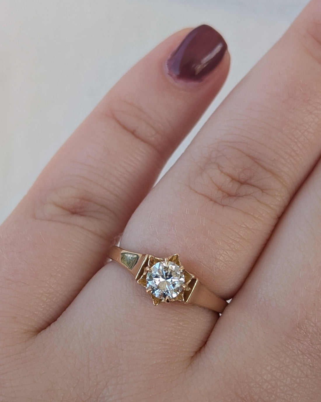 Antique Star Diamond Ring