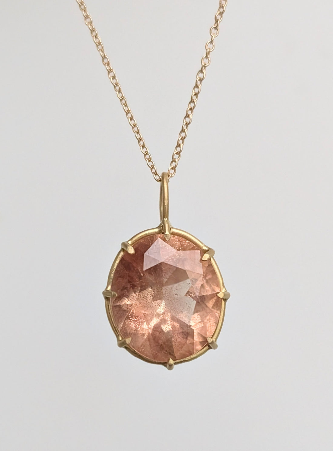 Sunstone Basket Pendant 6.24CT- One of a Kind