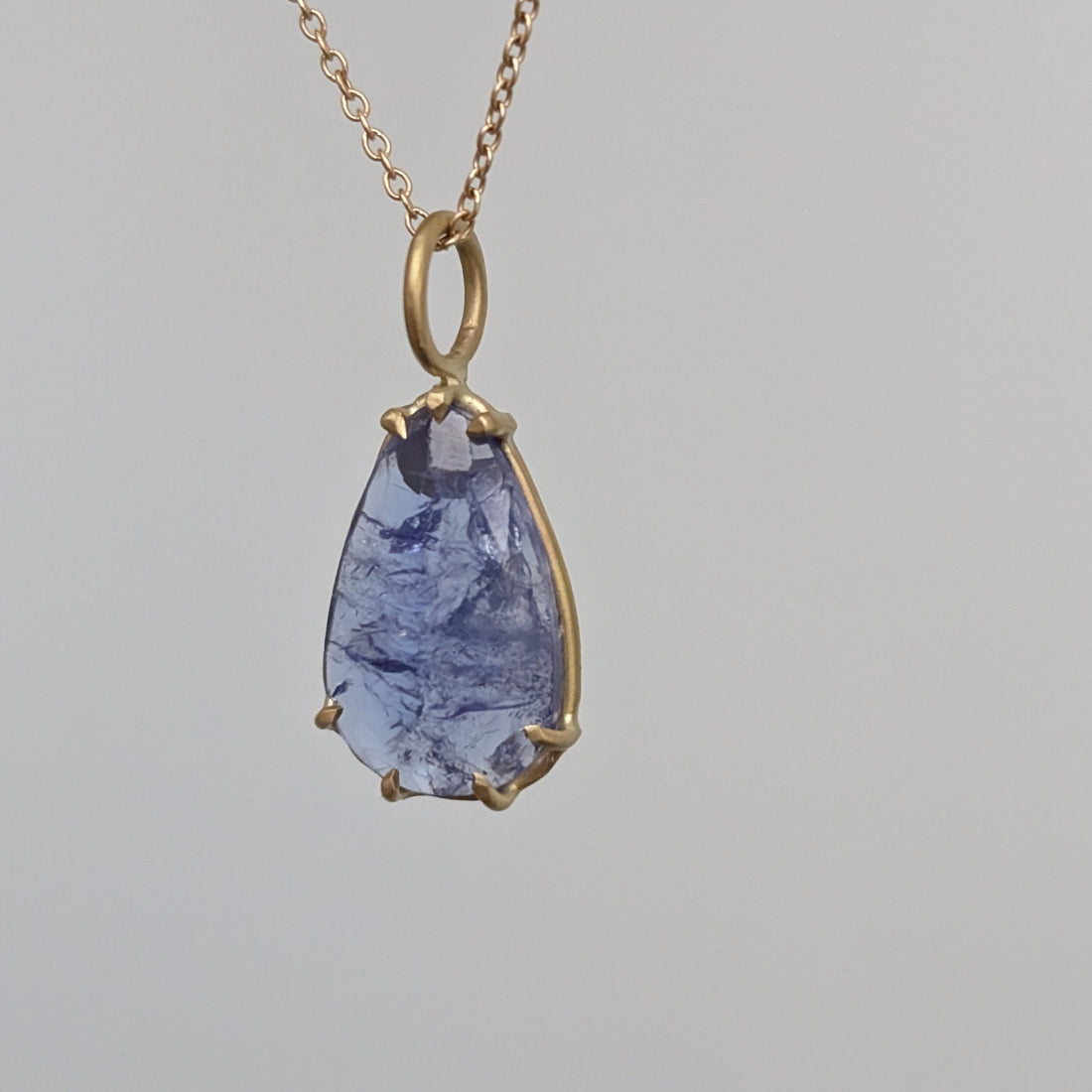 Tanzanite Basket Pendant 3.5CT -  One of a Kind