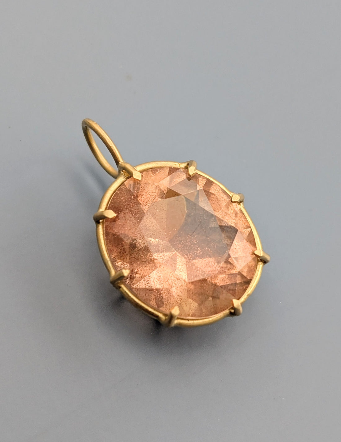 Sunstone Basket Pendant 6.24CT- One of a Kind