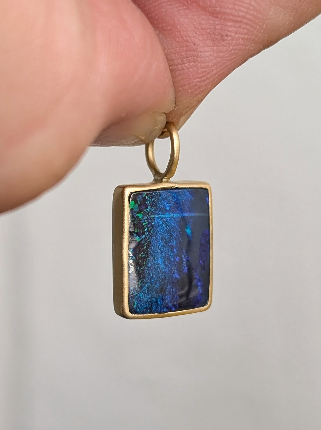Opal Bezel Pendant 3.35CT - One of a Kind