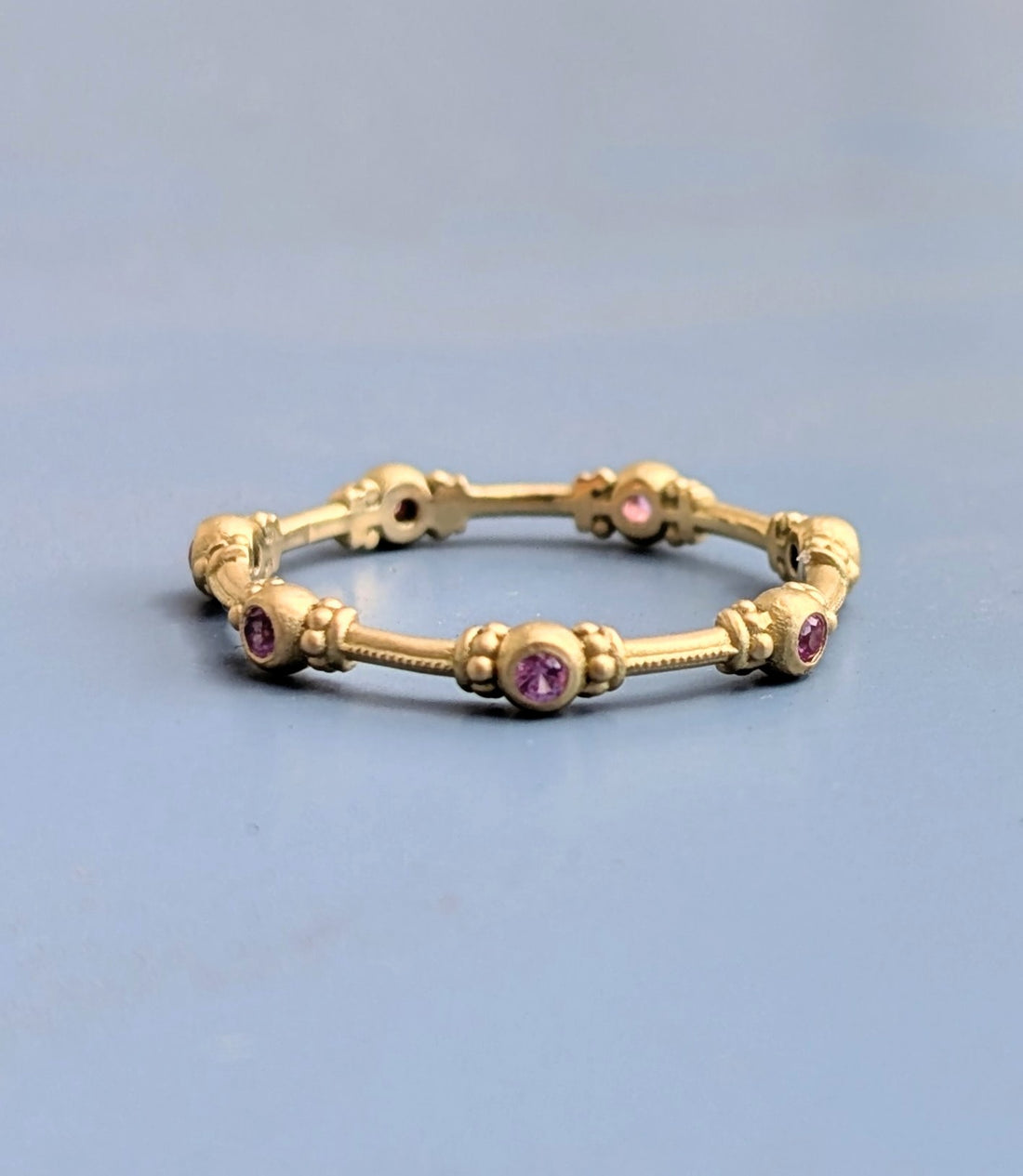 Grand Pink Sapphire Juliet Band