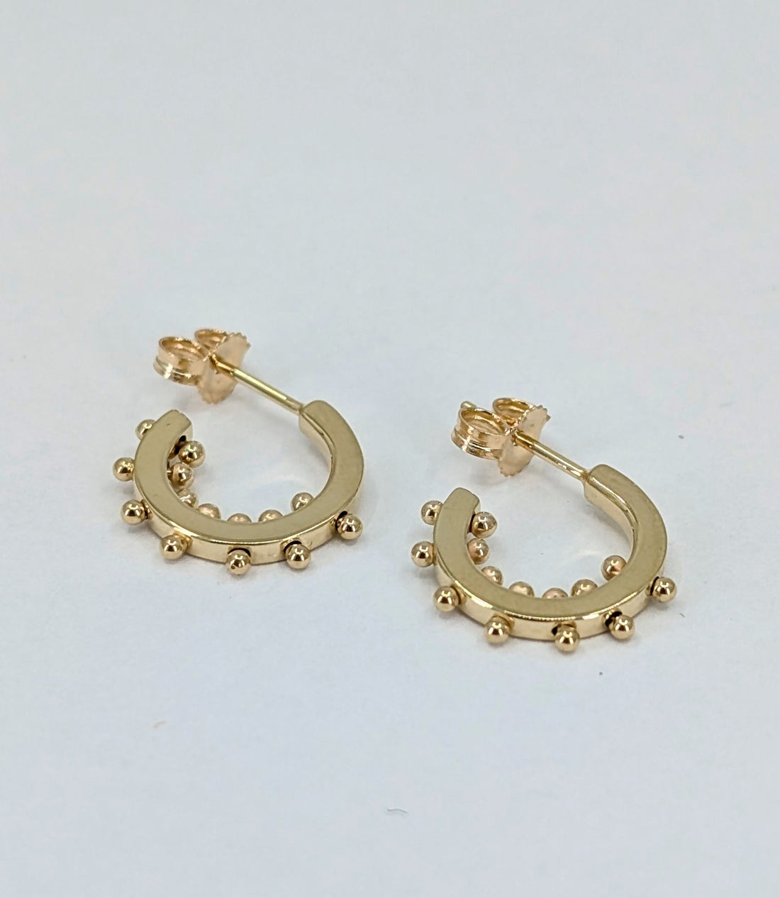 14k Small Narumi Hoops