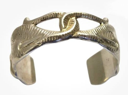 Vintage Mexican Sterling Silver Elephant Cuff