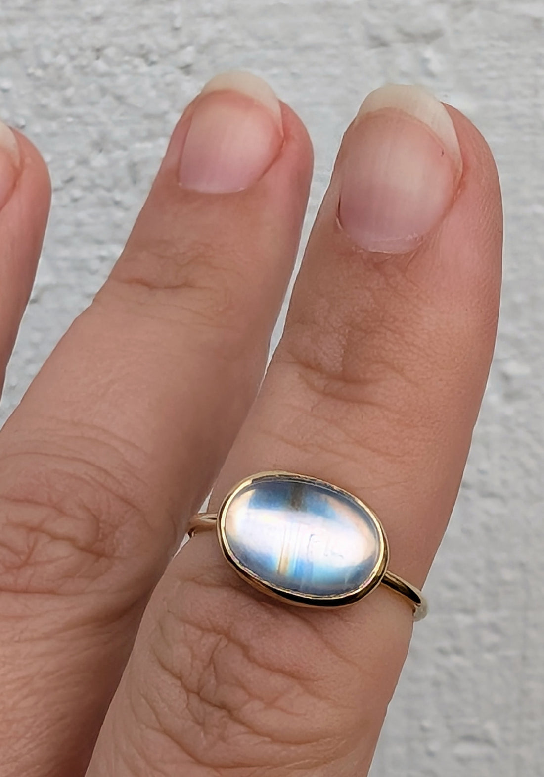 14k Faye Moonstone Ring