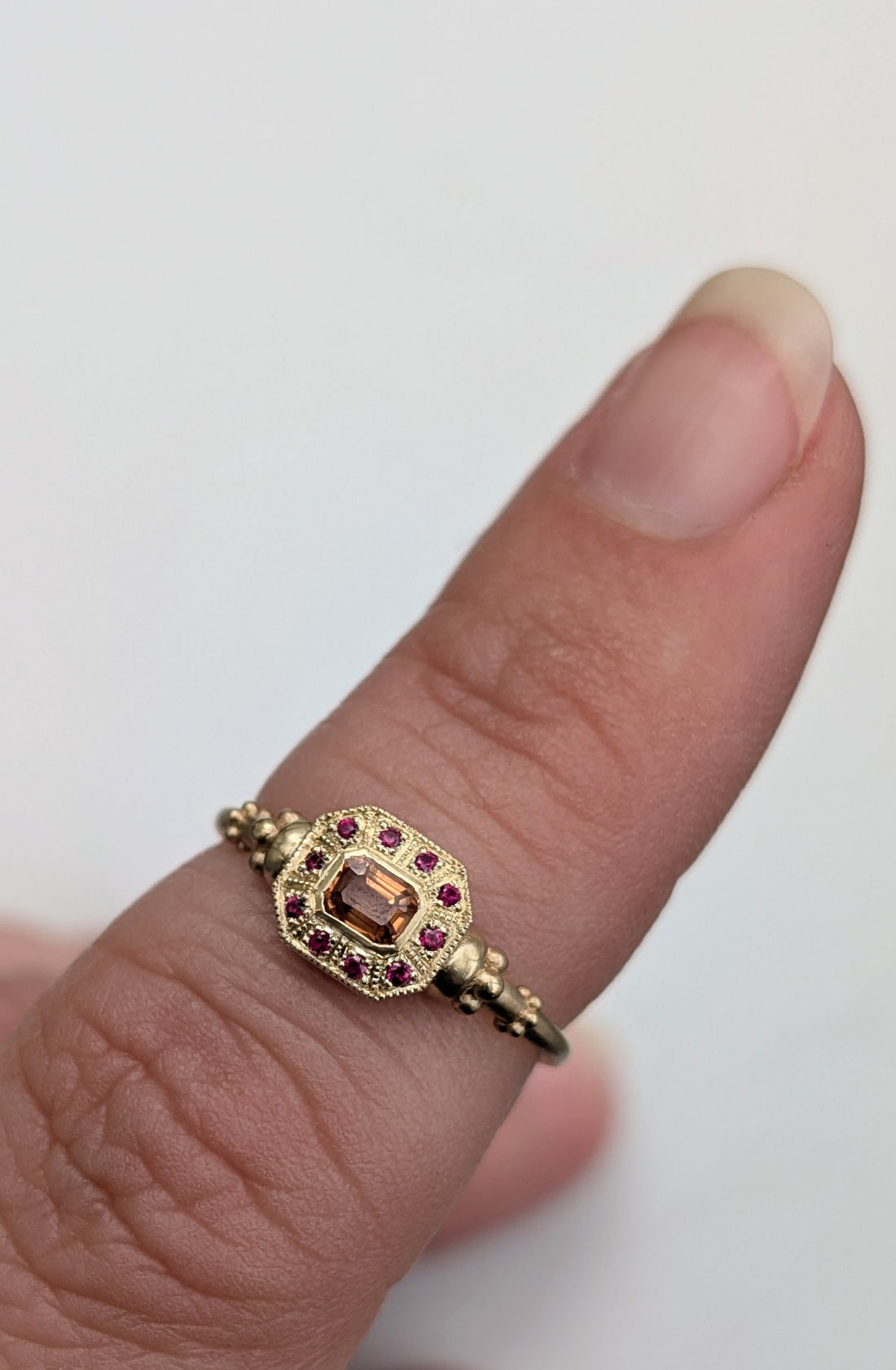 Yellow Sapphire Chromatique Ring- 0.27CT Sapphire