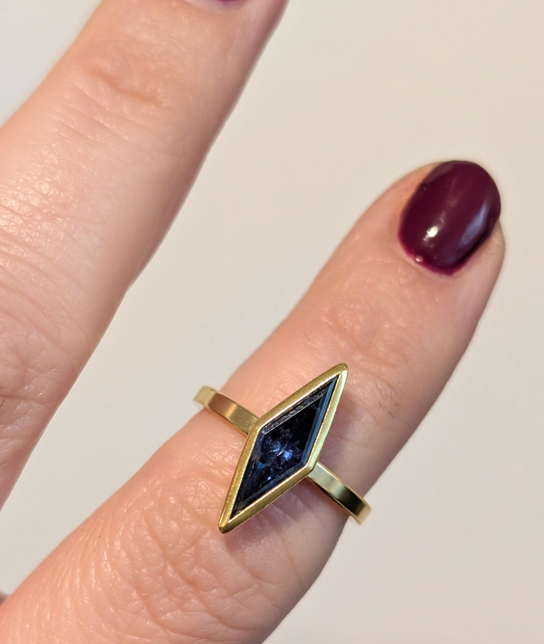 Sapphire Lozenge Ring