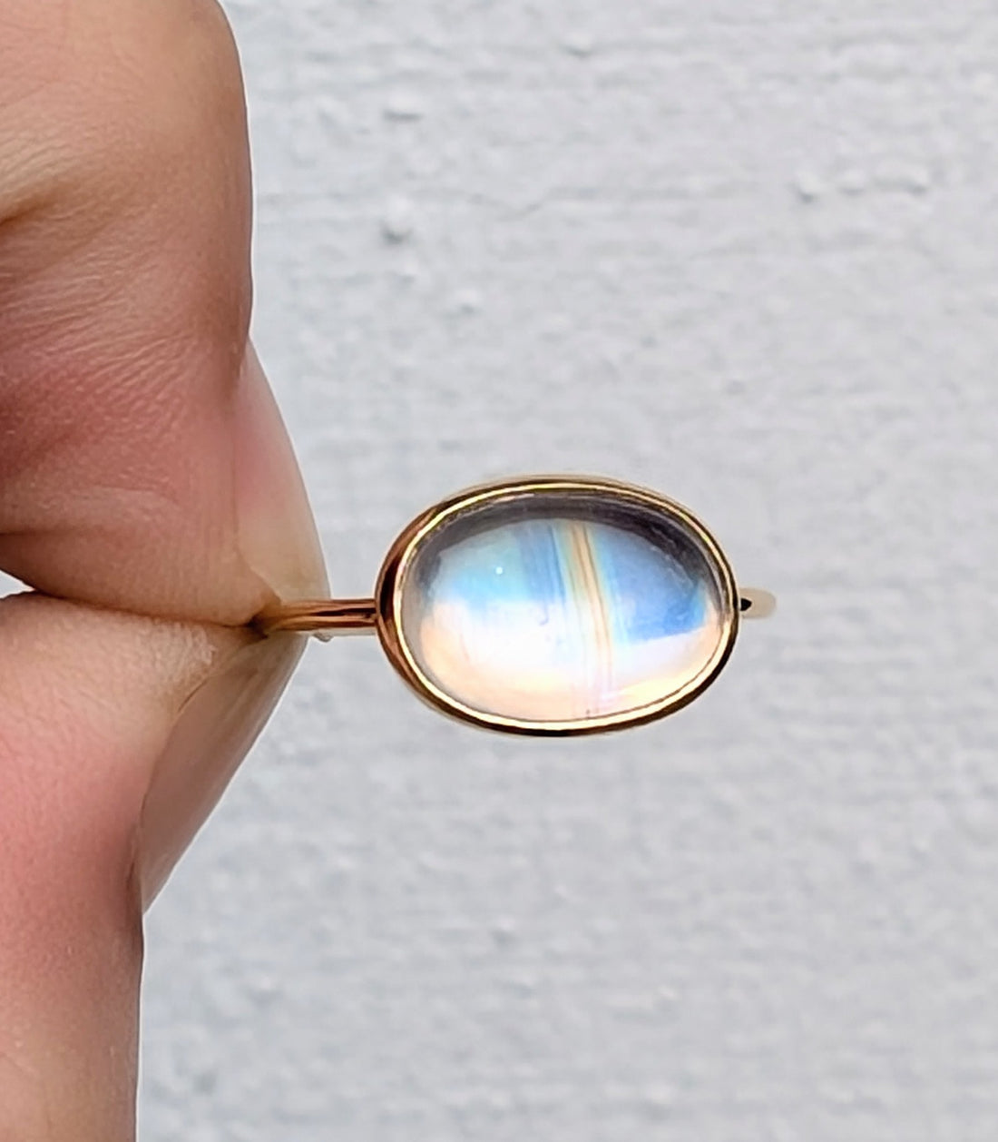 14k Faye Moonstone Ring
