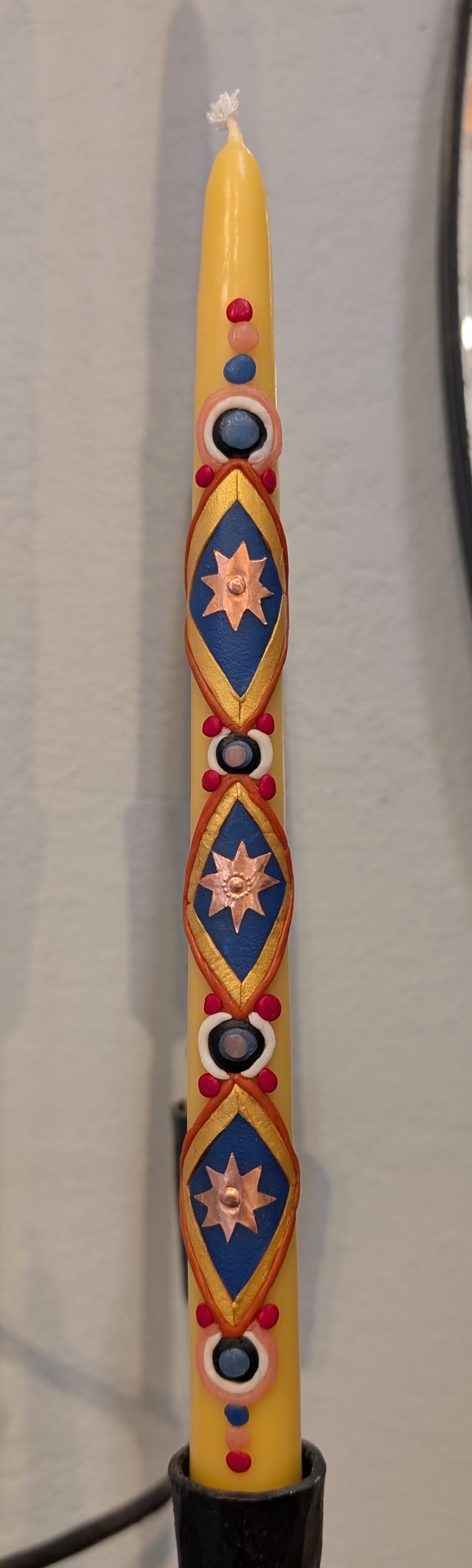 Catherine Sieck Stained Glass Tapers