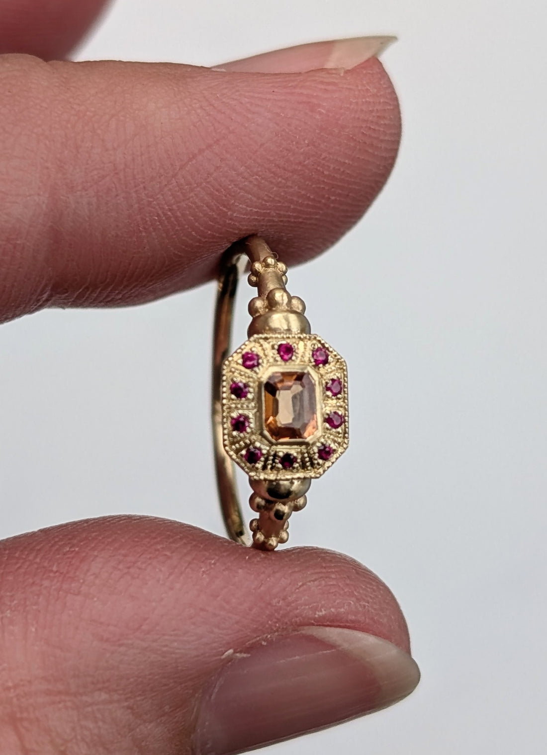 Yellow Sapphire Chromatique Ring- 0.27CT Sapphire