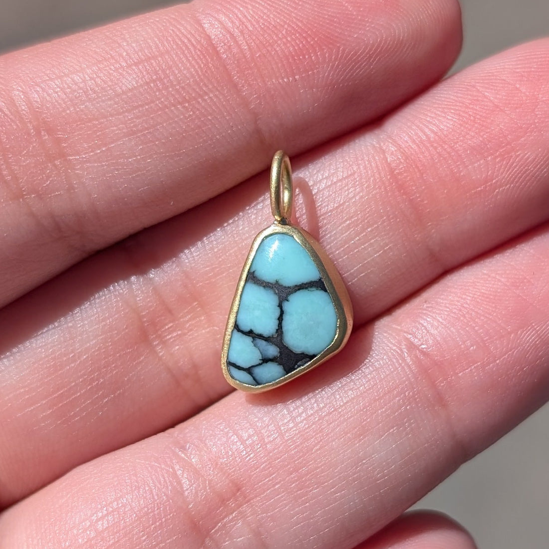 Variscite Bezel Pendant 3.99ct - One of a Kind