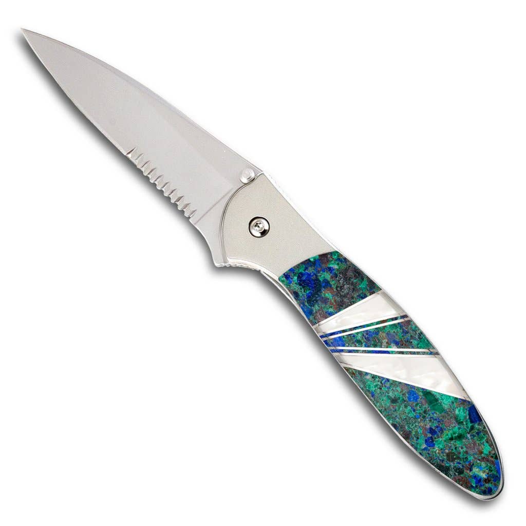 Kershaw Leek Jewelry Knife - Combo: Azurite & MOP
