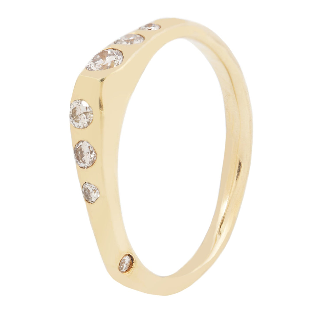 Hidden Diamond Astra Band - erin cuff jewelry