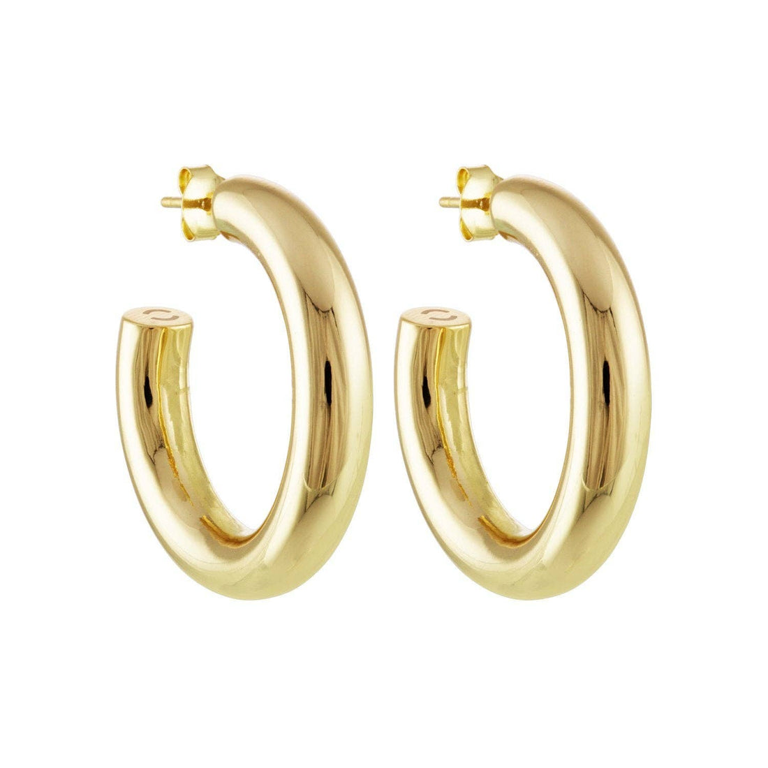 1" Perfect Hoops in Gold: Gold Filled