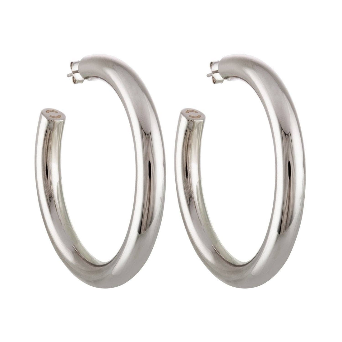 2" Perfect Hoops in Silver