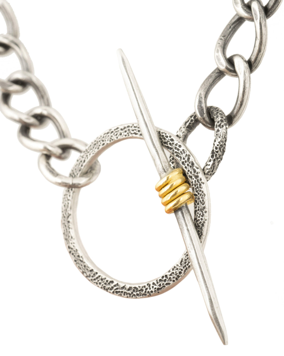 One of a Kind Chunky Curb Chain Necklace - erin cuff jewelry