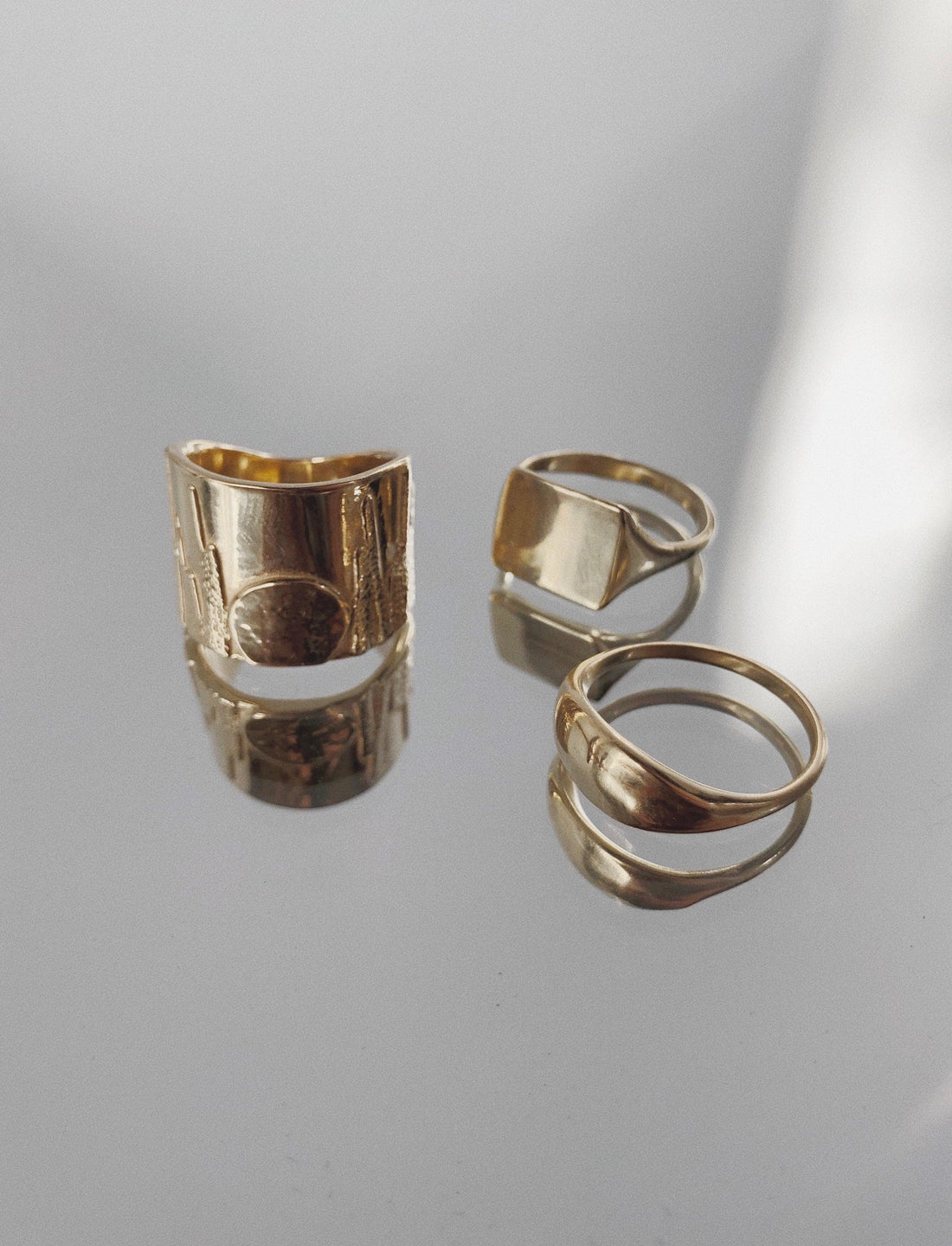 Picture Signet Ring - 14k - erin cuff jewelry